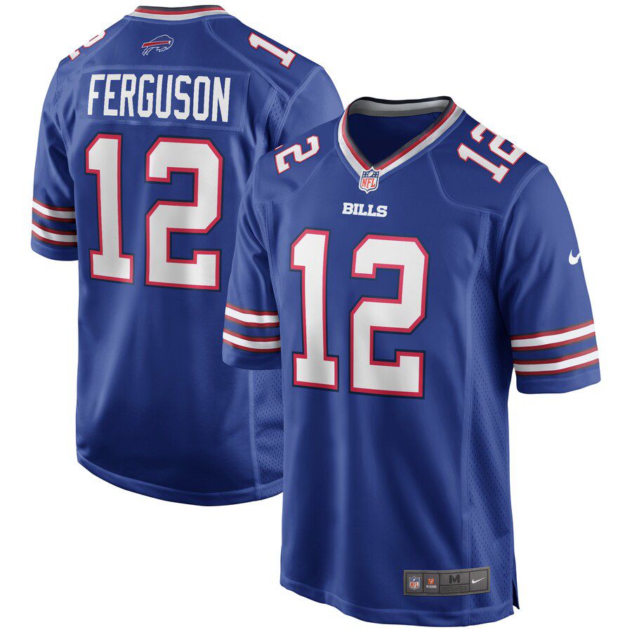 Men Buffalo Bills #12 Joe Ferguson Nike Royal Game Retired Player NFL Jersey